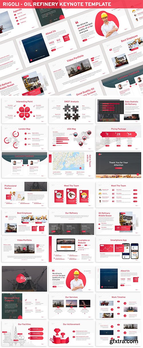 Rigoli - Oil Refinery Keynote Template