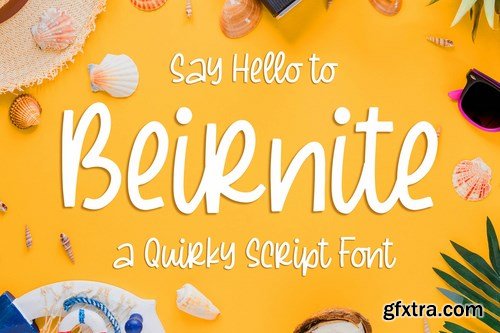 Beirnite - a Quirky Script Font