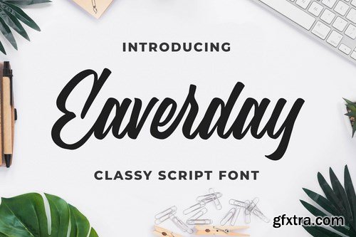 Eaverday - Classy Script Font