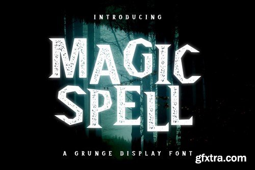 Magic Spell - Magical Grunge Display Font