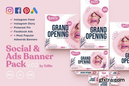 Social & Ads Banner Pack v02