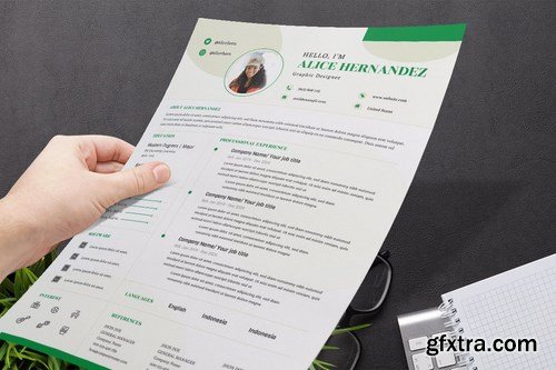 Female Resume CV Pro