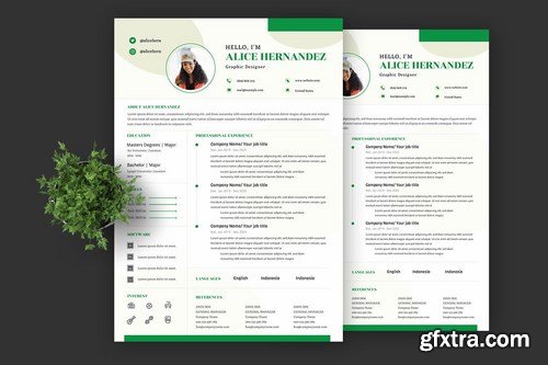 Female Resume CV Pro