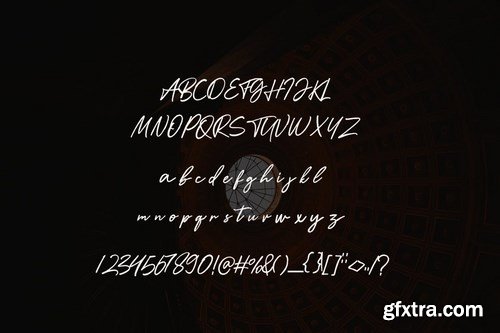 Hilader Signature Font