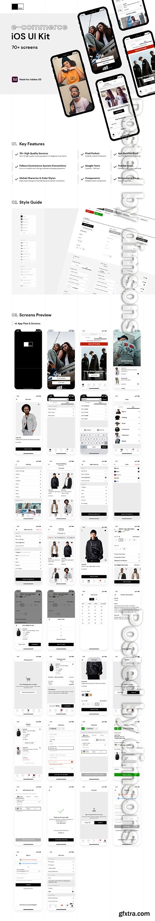 DUAL - e-commerce iOS UI Kit