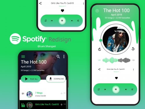 Spotify Redesign Challenge - spotify-redesign-challenge