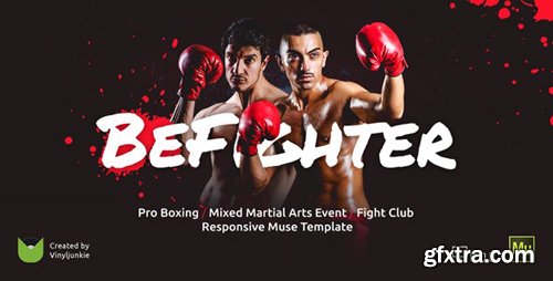 ThemeForest - BeFighter v1.0 - Boxing Event / Mixed Martial Arts / Fight Club Responsive Muse Template - 19523460
