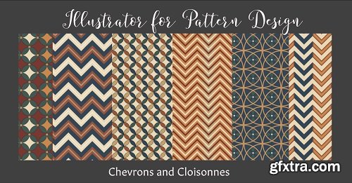 Illustrator for Pattern Design: Chevrons and Cloisonnes