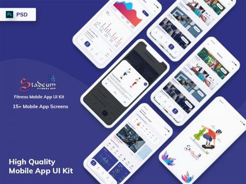 Stadeum - Fitness Mobile App UI Kit - stadeum-fitness-mobile-app-ui-kit