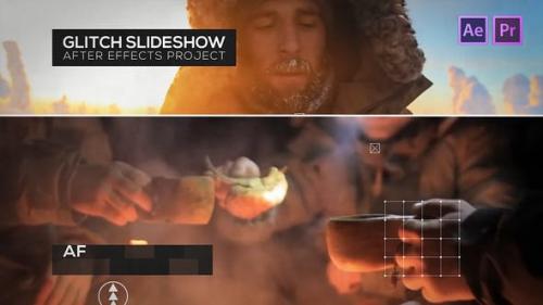 Videohive - Glitch Slideshow