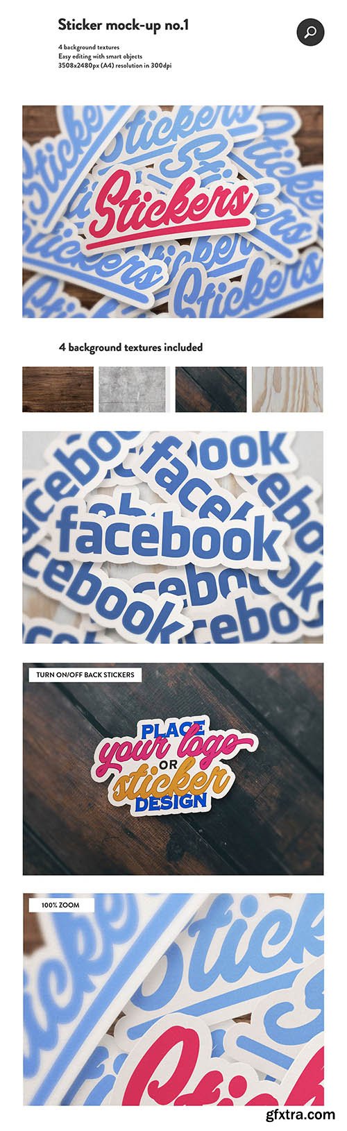 CreativeMarket - 8 Sticker & logo mock bundle 2410625