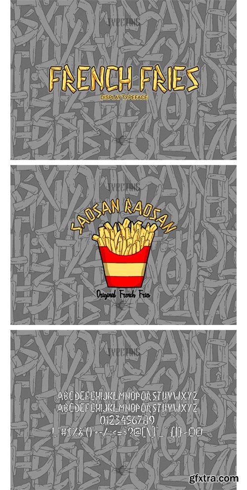 French Fries Font