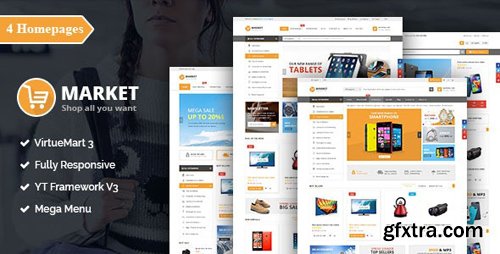 ThemeForest - Market v3.9.6 - Responsive Multipurpose VirtueMart Theme - 11610917