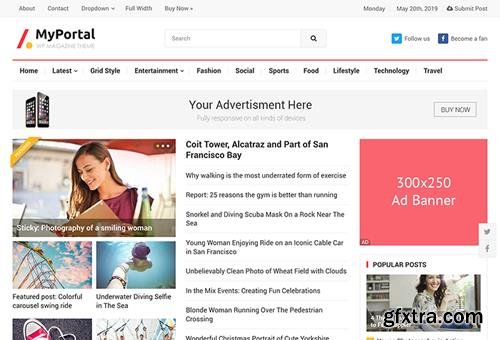 HappyThemes - MyPortal v1.0 - WordPress Magazine Theme