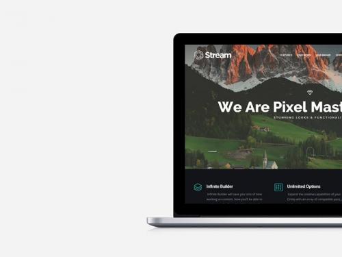 Stream WordPress Theme - One-Page - stream-wordpress-theme-one-page