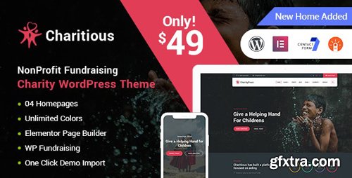 ThemeForest - Charitious v2.4.3 - NonProfit Fundraising Charity WordPress Theme - 21872754