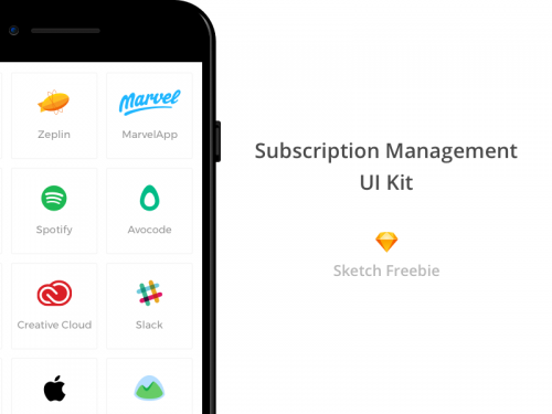 Subscription Management App - UI Kit - subscription-management-app-ui-kit