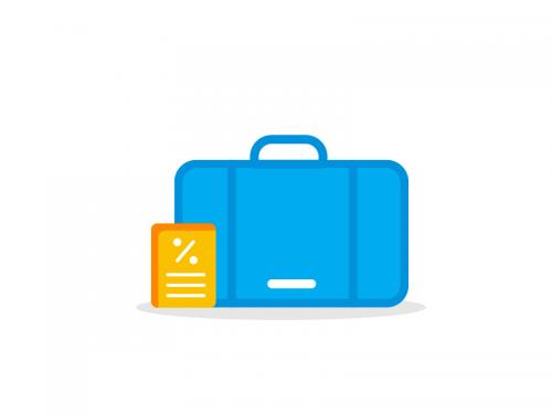 Suitcase flat icon - suitcase-flat-icon