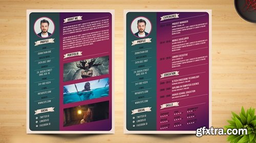 How To Create Retro Style Resume Template In Photoshop | In-Depth Tutorial