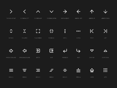 Super Basic Icons - Navigation Set - super-basic-icons-navigation-set