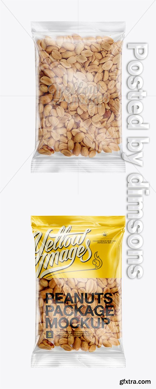 Download Clear Plastic Pack w/ Peanuts Mockup 11367 » GFxtra