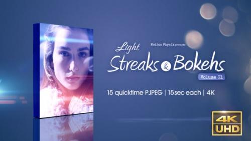 Videohive - Light Streaks and Bokehs vol.1