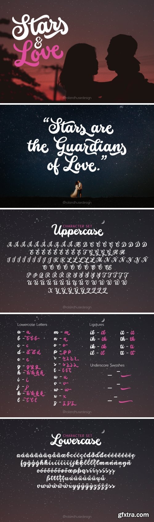 Stars & Love Font