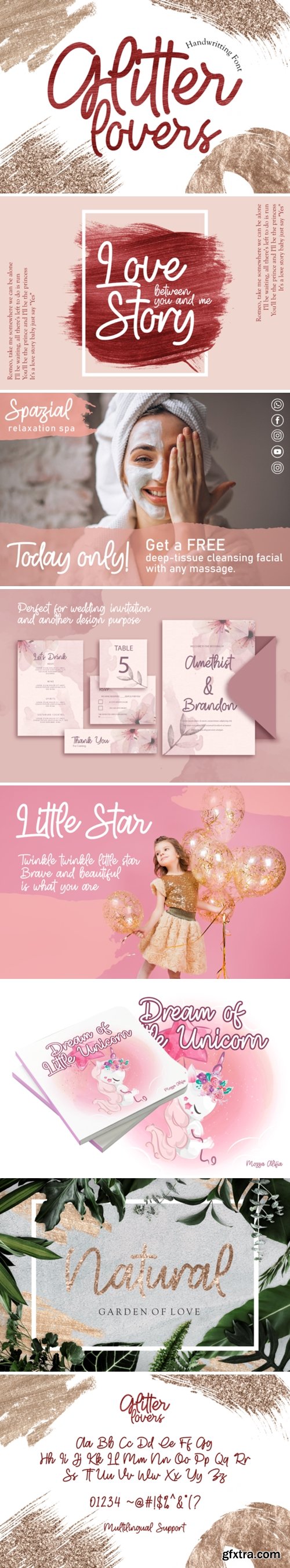 Glitter Lovers Font