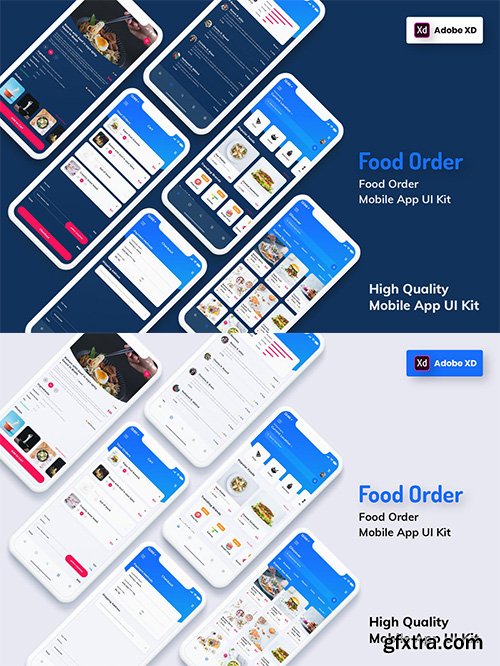 Food Order Mobile App (XD)