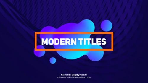 Videohive - Modern Titles Design