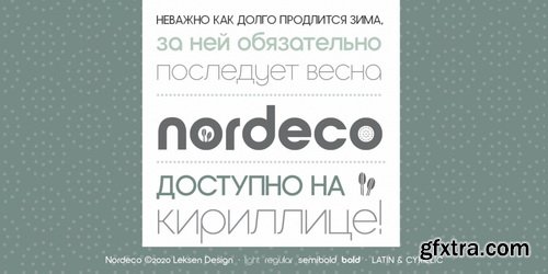 Nordeco Font Family