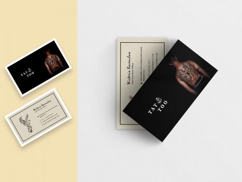 Tattoo Shop Business Card Template - tattoo-shop-business-card-template