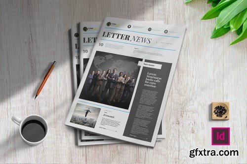 Letter News  Newsletter Template