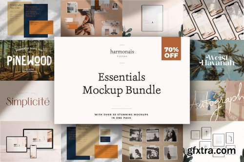 CreativeMarket - Essentials Mockup Bundle 4355910