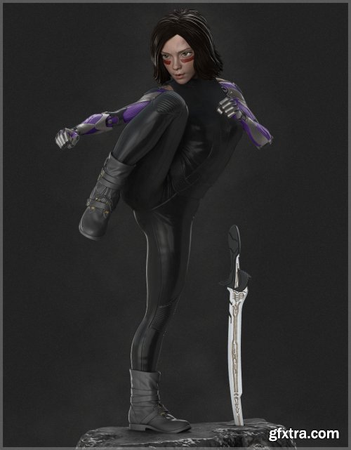 Cgtrader - Alita Battle Angel 3D Model 