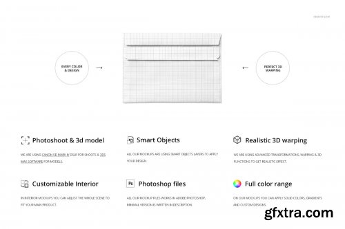 CreativeMarket - Envelope Mockup Set 01 4426020  
