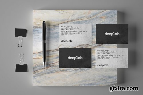 CreativeMarket - Stationery Branding Mockup Set 4433972