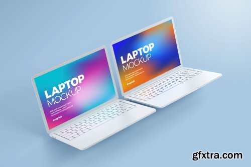 CreativeMarket - Macbook Pro Clay Mockup set 4430877