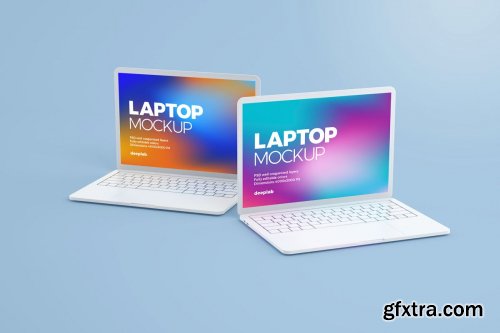 CreativeMarket - Macbook Pro Clay Mockup set 4430877