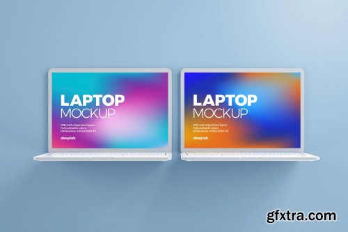 CreativeMarket - Macbook Pro Clay Mockup set 4430877