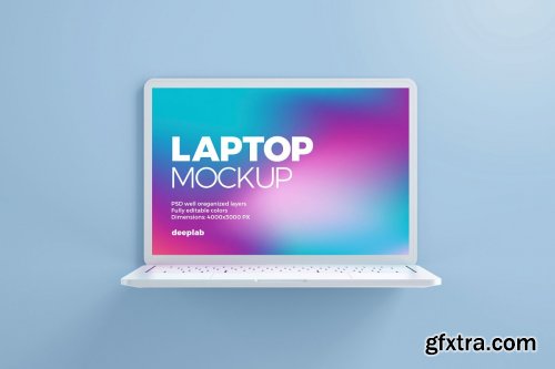 CreativeMarket - Macbook Pro Clay Mockup set 4430877