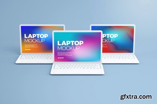 CreativeMarket - Macbook Pro Clay Mockup set 4430877