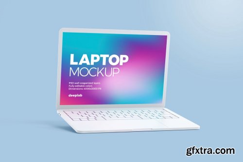 CreativeMarket - Macbook Pro Clay Mockup set 4430877