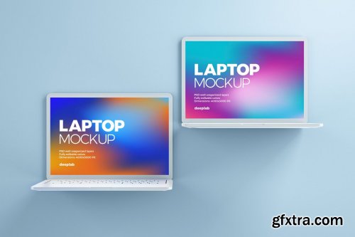 CreativeMarket - Macbook Pro Clay Mockup set 4430877