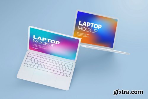 CreativeMarket - Macbook Pro Clay Mockup set 4430877