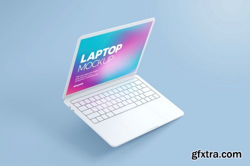 CreativeMarket - Macbook Pro Clay Mockup set 4430877