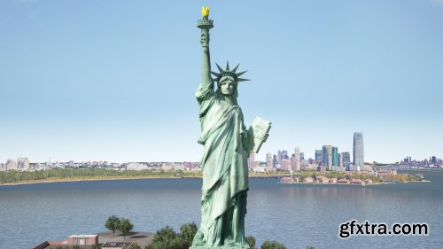 Turbosquid - Statue of Liberty model