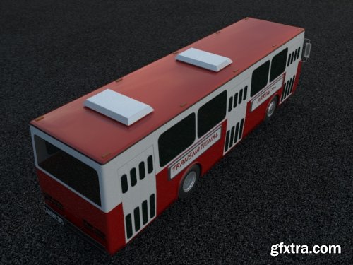 Turbosquid - City bus arrow 3D model