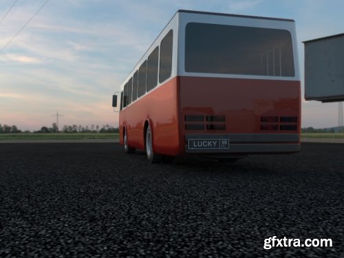 Turbosquid - City bus arrow 3D model