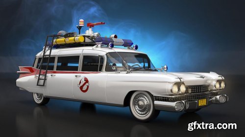 ECTO-1 Ghostbusters 3d model